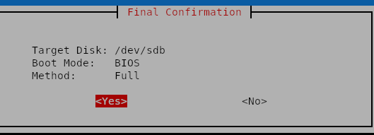 installation complete